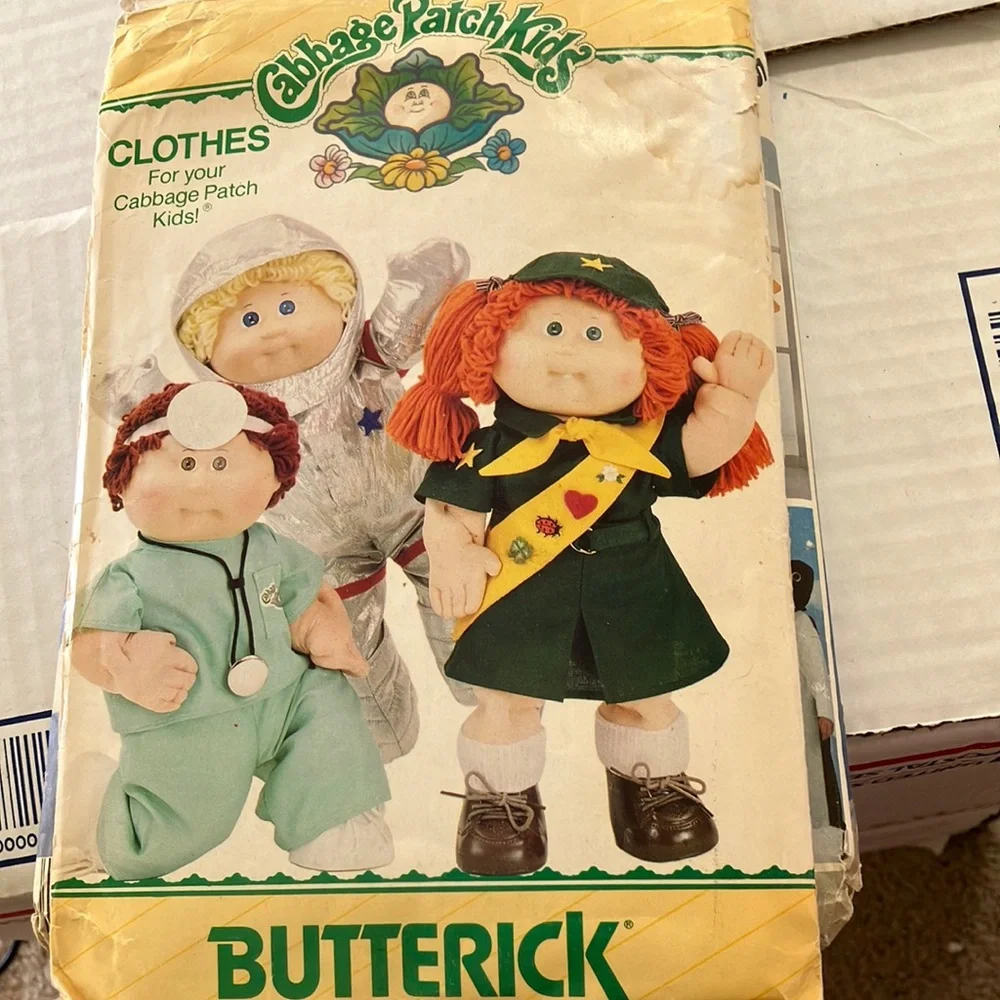 Butterick cabbage patch kid’s clothing pattern